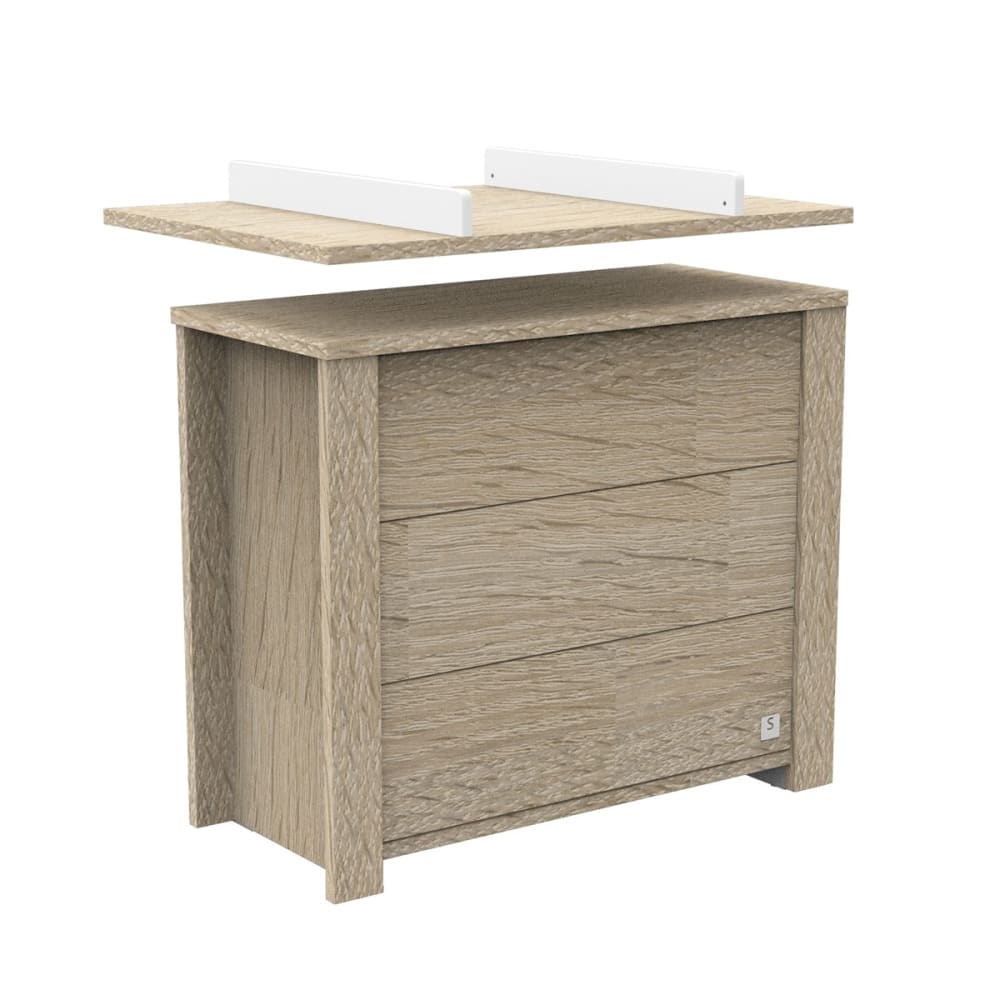 Commode 3 tiroirs couleur bois - Maisons du Monde