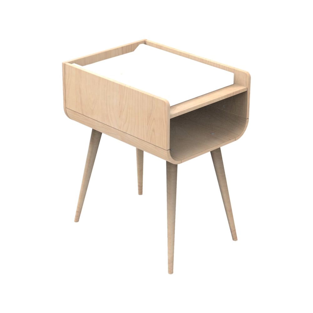Table à langer pied - bois
