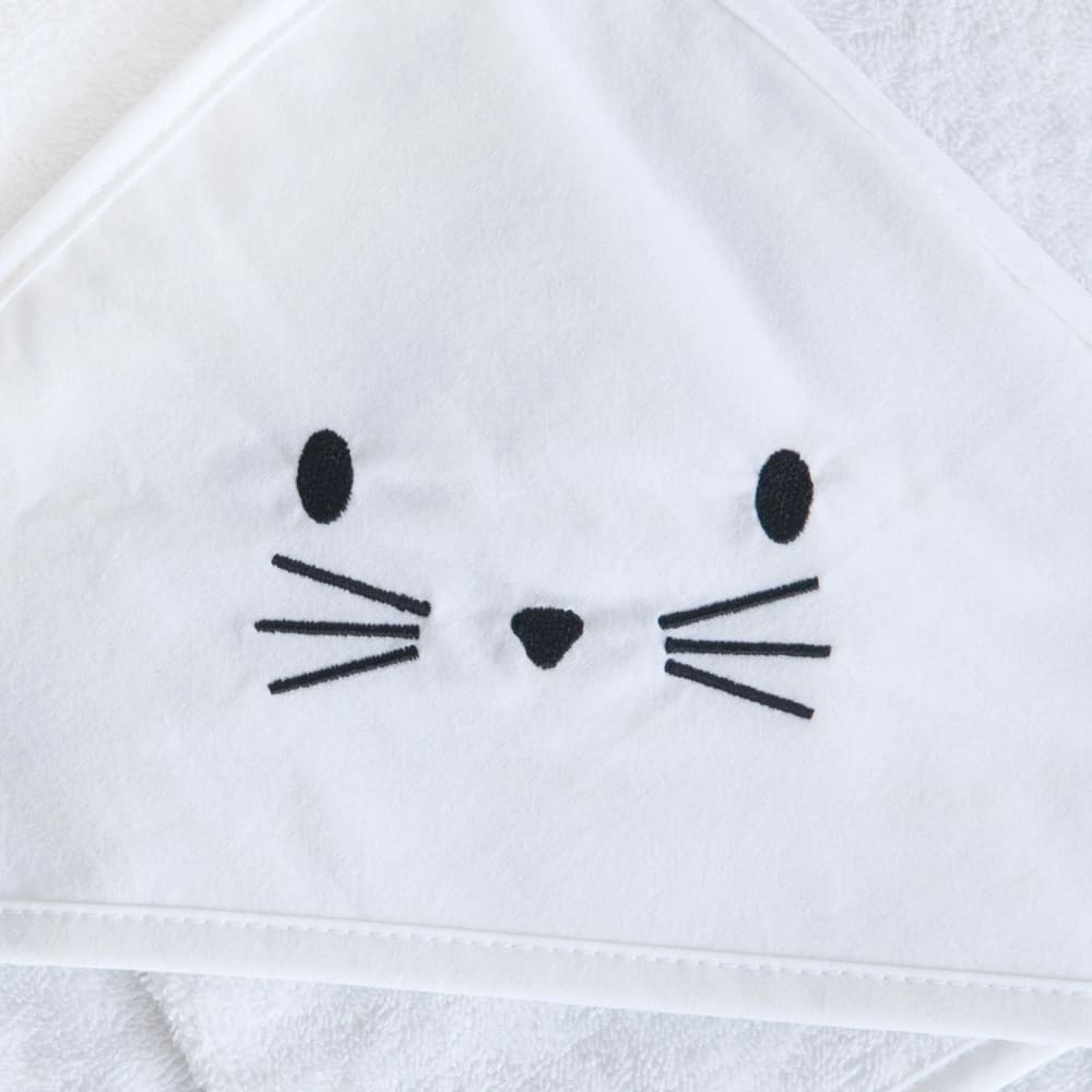 Cape de bain + gant chat (Domiva) - Image 1