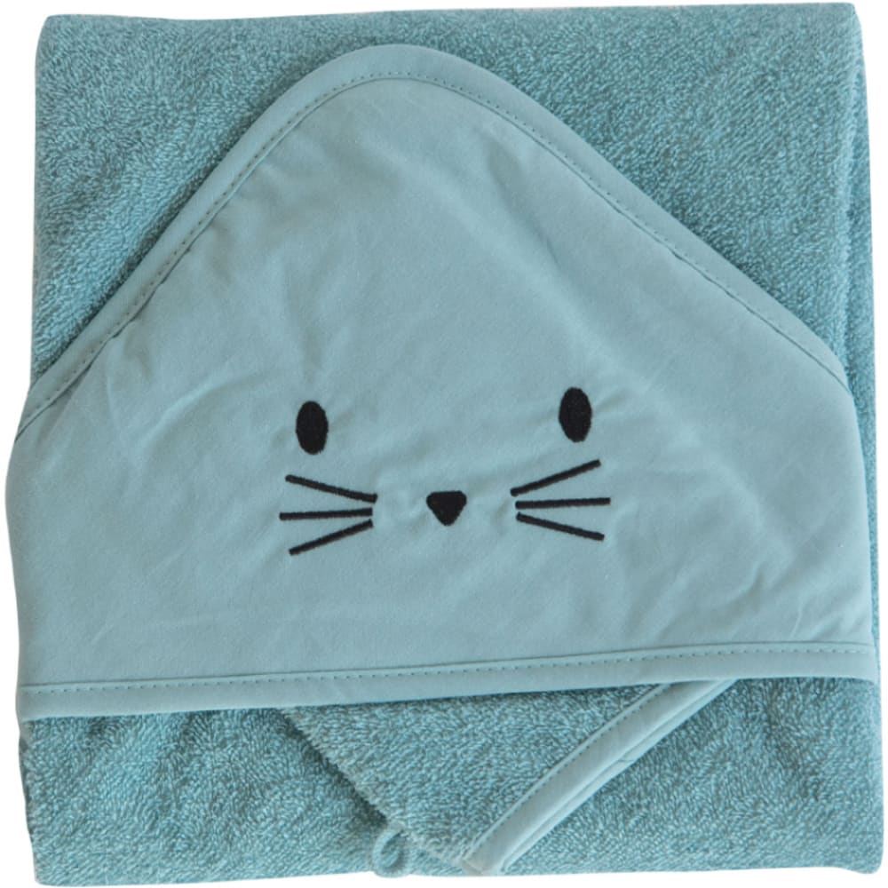 Domiva - Cape de bain + gant chat