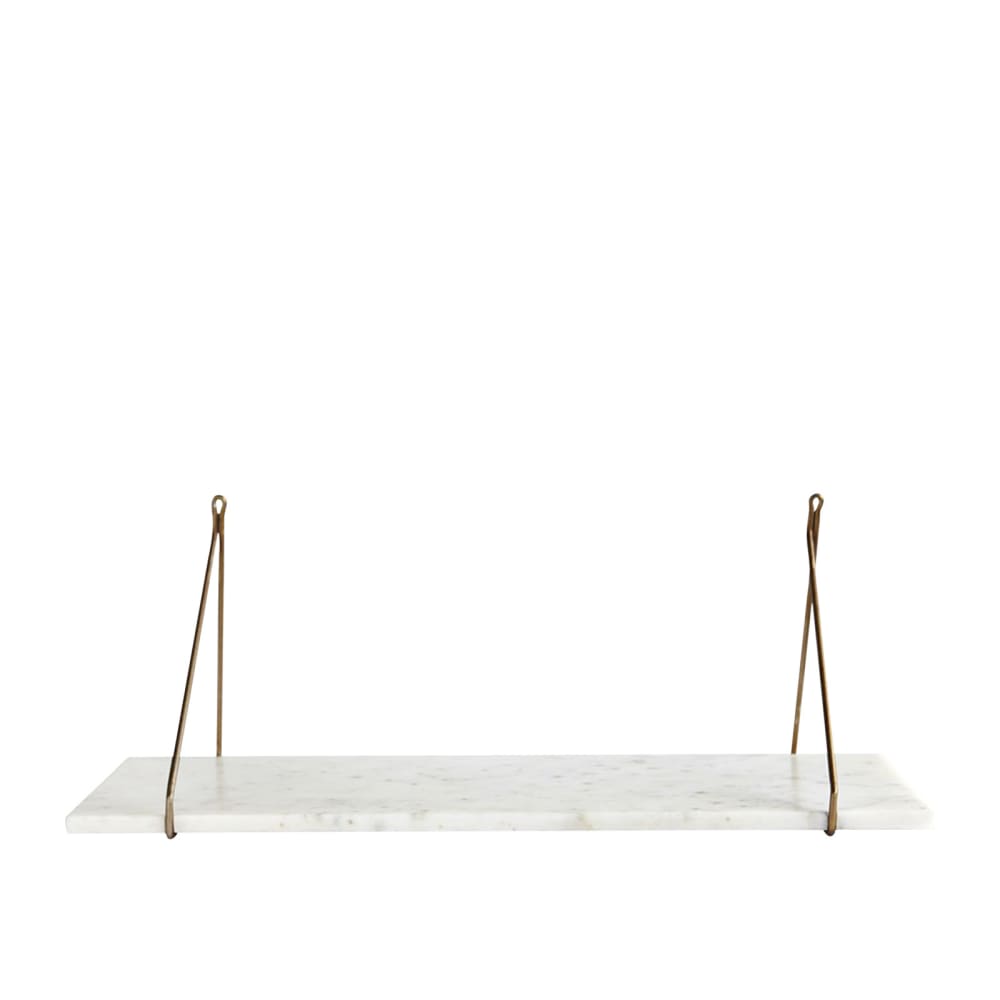 Étagère murale en marbre blanc