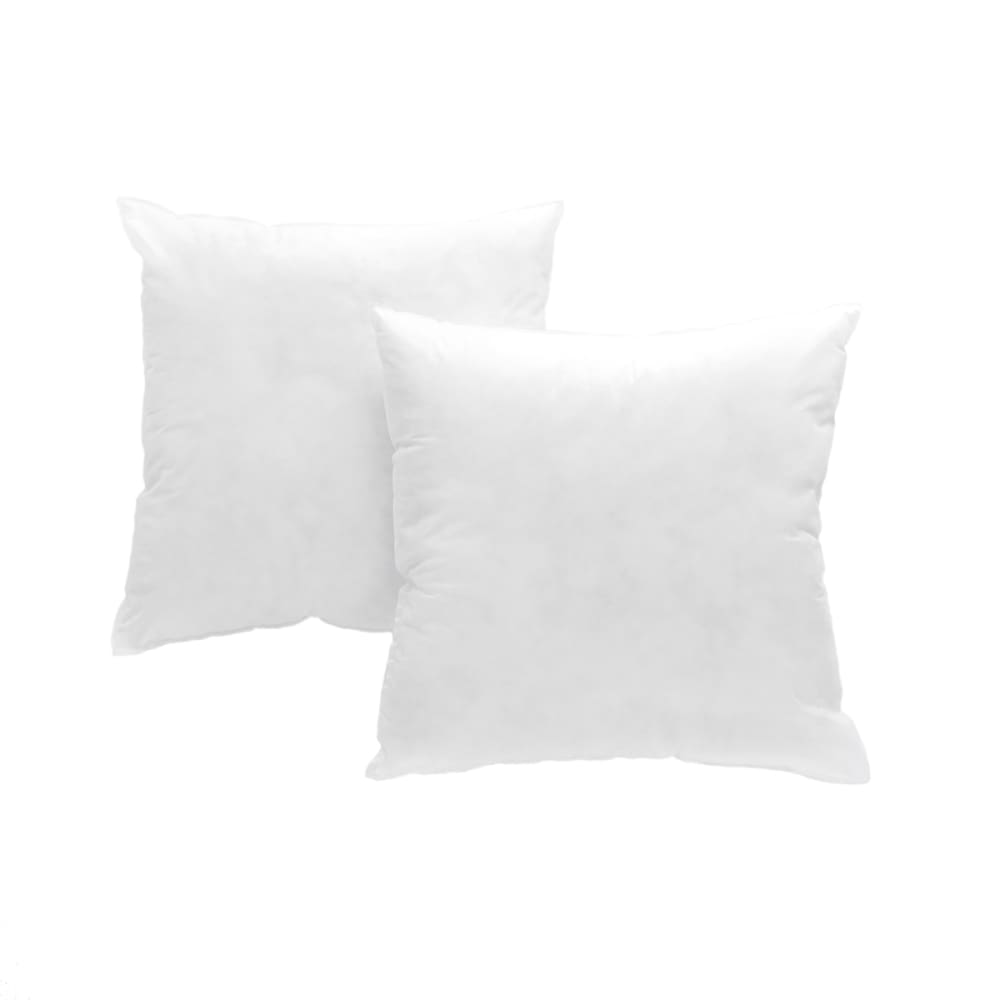 Lot de 2 oreillers 45x45 cm blanc