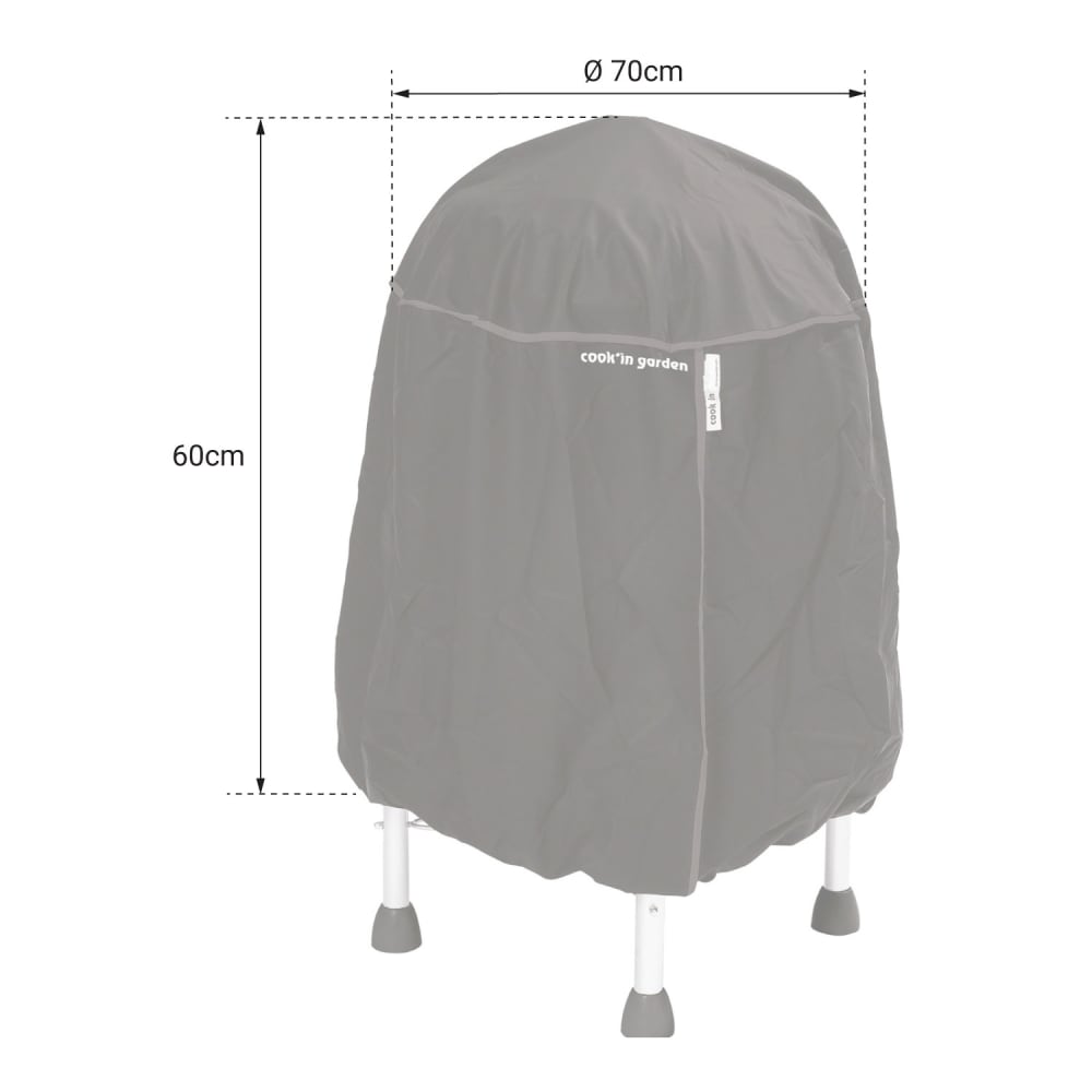 Housse ronde pour barbecue boule D 70 x 60 cm - Maisons du Monde