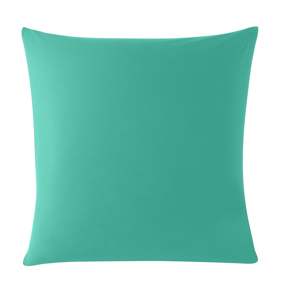 Taie d'oreiller coton vert 50x75 cm
