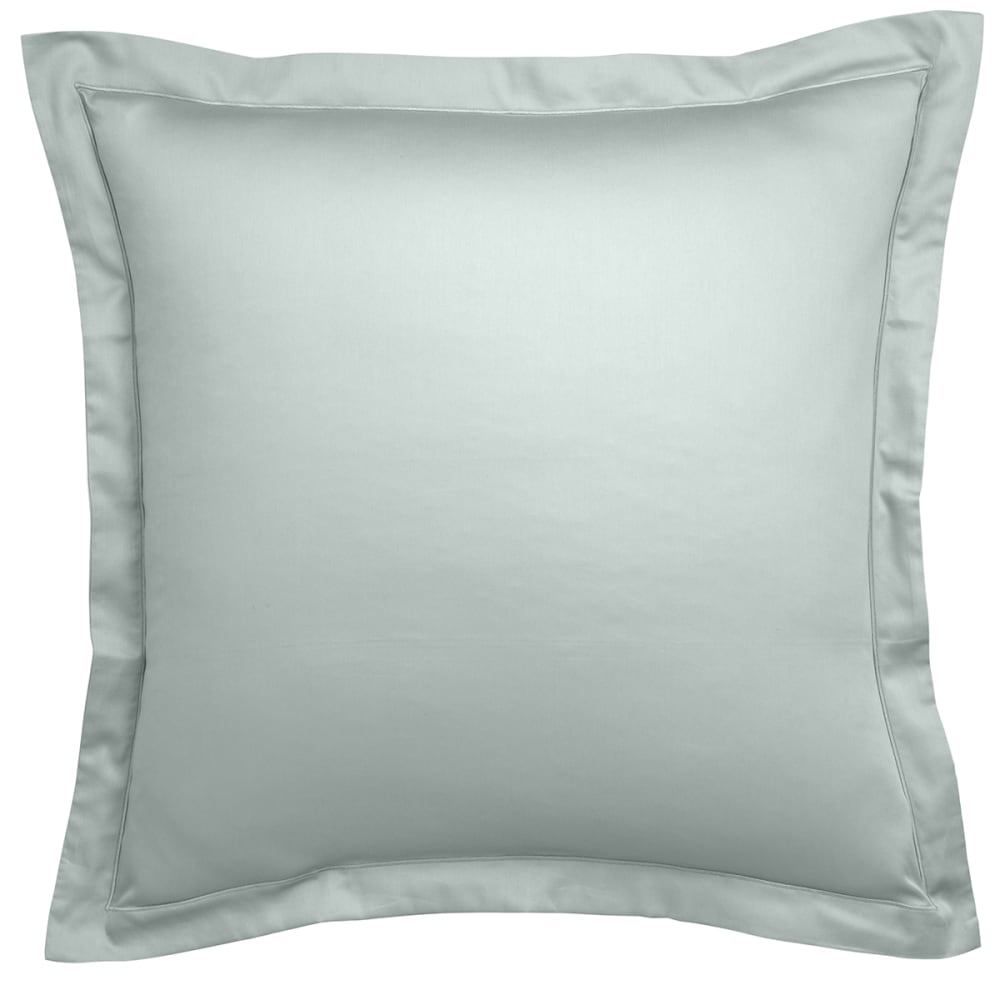 Taie d'oreiller   satin de coton coloris menthe 65x65 cm