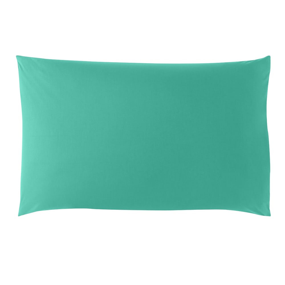 Taie d'oreiller coton vert 65x65 cm - Maisons du Monde