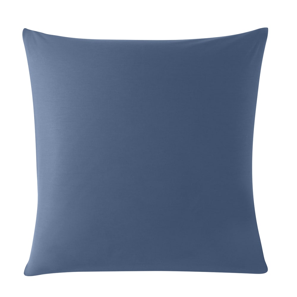 Taie d'oreiller coton bleu 50x75 cm
