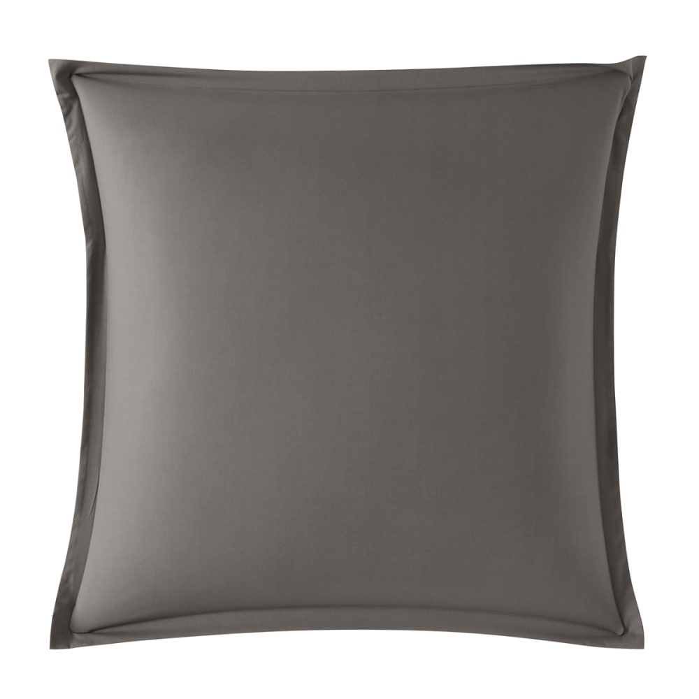 Taie d'oreiller percale granit 65x65 cm