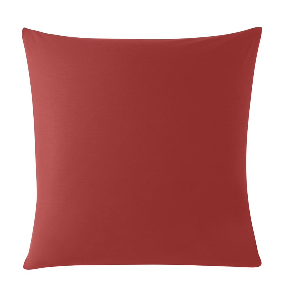 Taie d'oreiller   coton rouge 65x65 cm