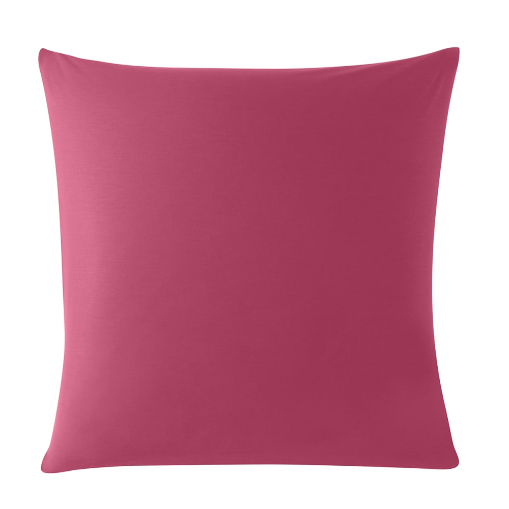Taie d'oreiller coton fuchsia 65x65 cm