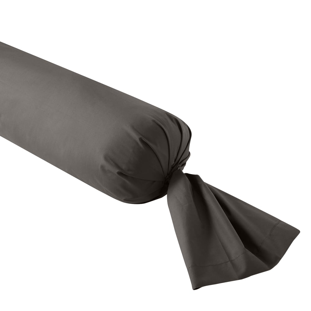 DODO Taie de traversin Percale Granit 160 cm - 