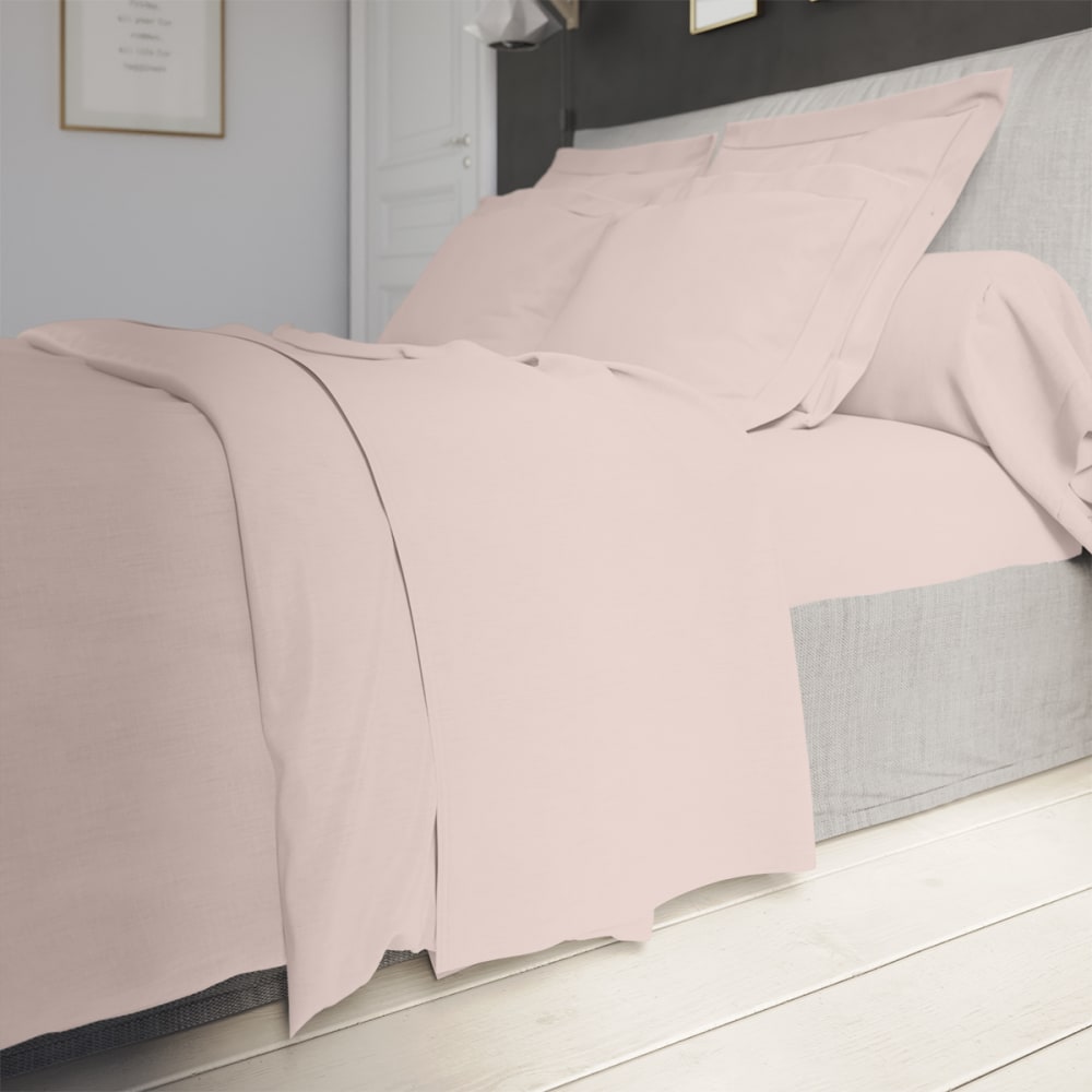 Drap housse   percale litchi 120x190 cm - Maisons du Monde