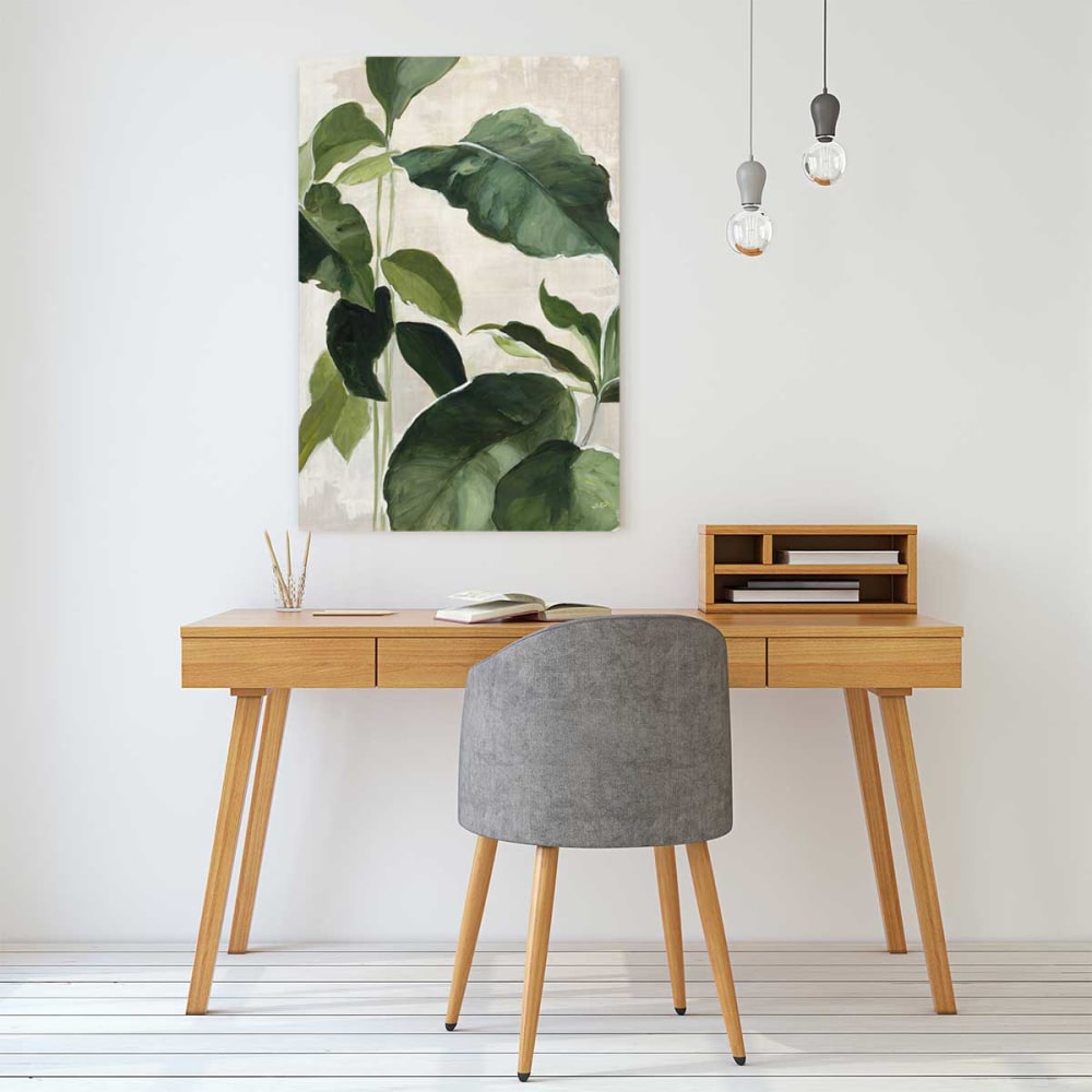 Pittura acquerello botanica stampa su tela 30x45cm - Hexoa