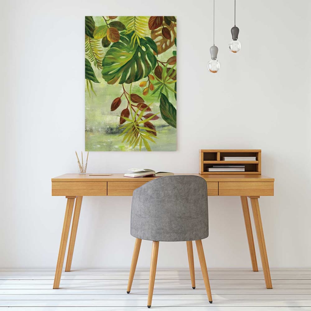 Cuadro de follaje tropical impresión sobre lienzo 60x90cm - Maisons du Monde
