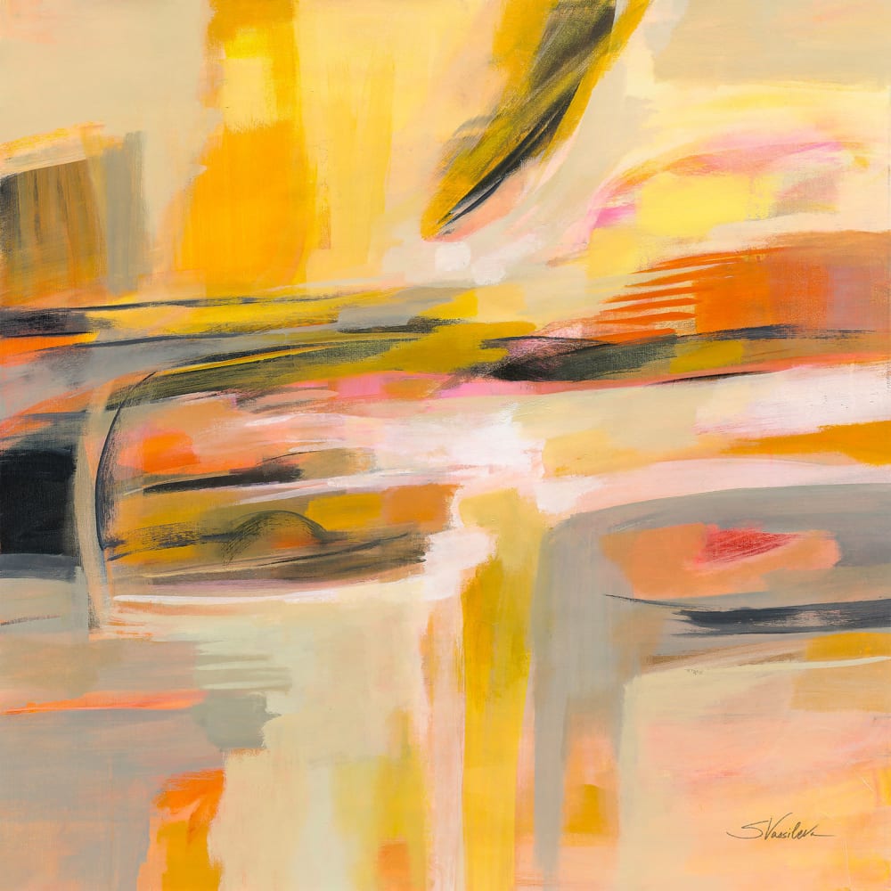 Cuadro sol feliz impresión sobre lienzo 80x80cm
