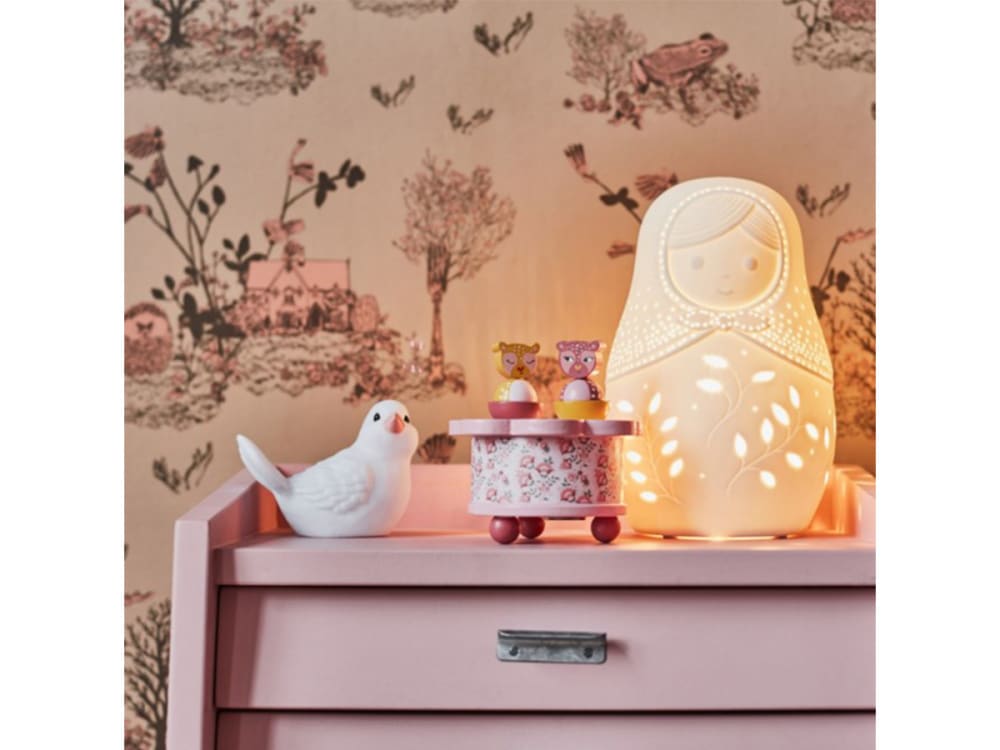 Lampe à poser blanche poupée Russe - Maisons du Monde