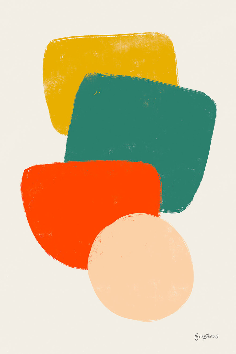 Cuadro paleta de color primario impresión sobre lienzo 40x60cm