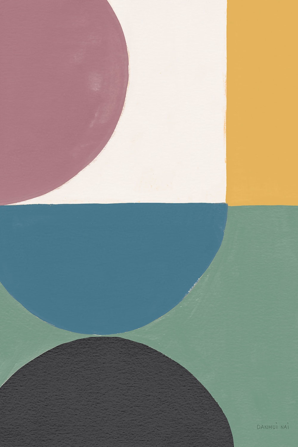 Tableau retro coloré v imprimé sur toile 40x60 cm