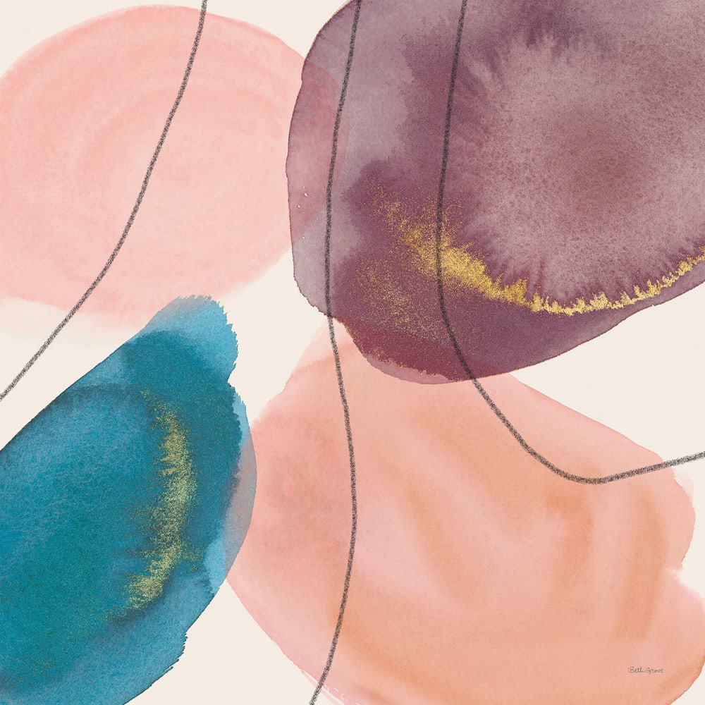 Tableau pétale passion imprimé sur toile 80x80 cm