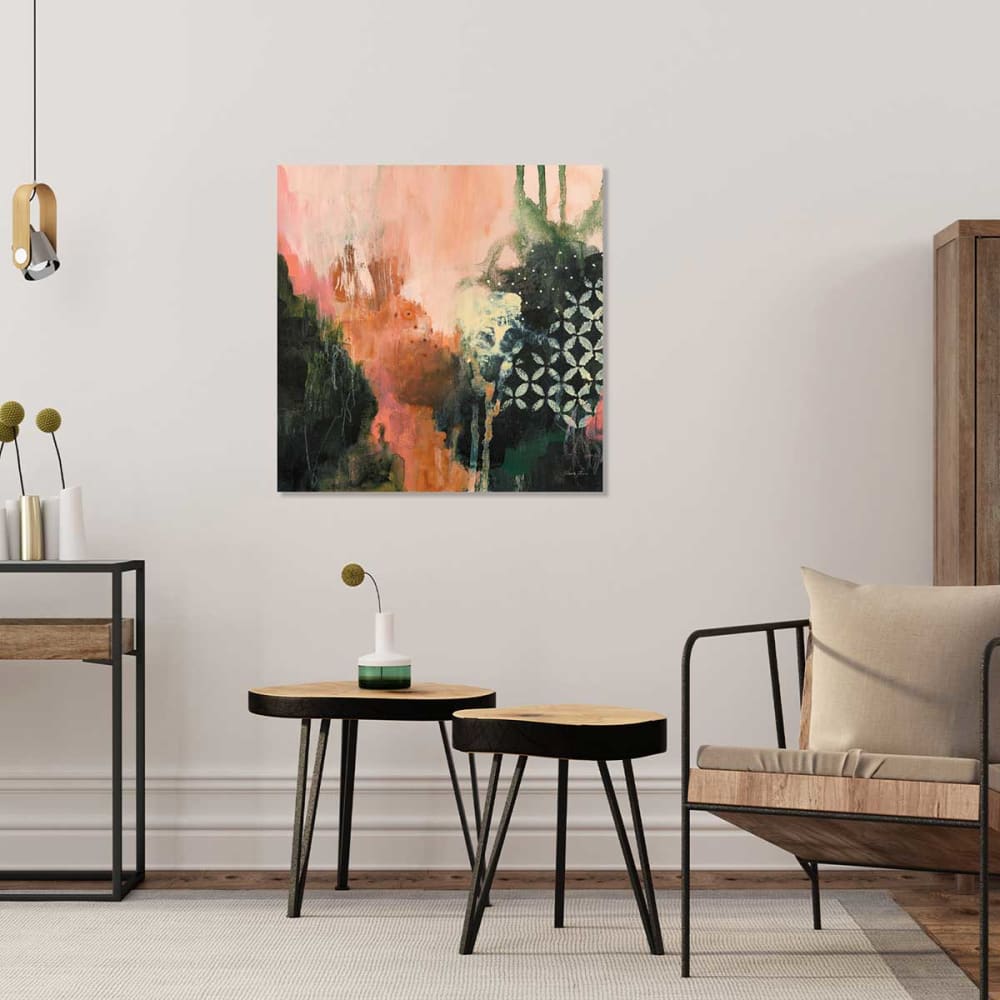 Cuadro tips brush impresión sobre lienzo 80x80cm - Maisons du Monde