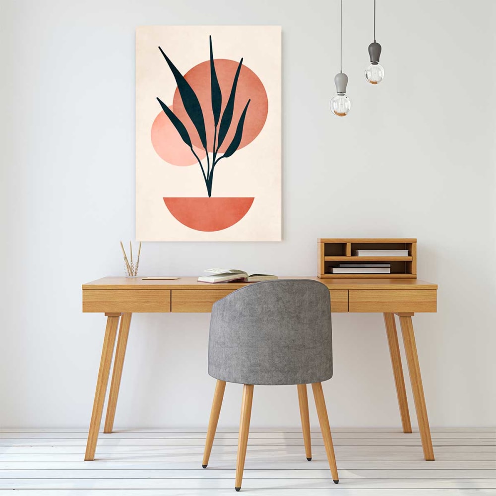 Stampa floreale deco di copenaghen stampa su tela 30x45cm - Hexoa