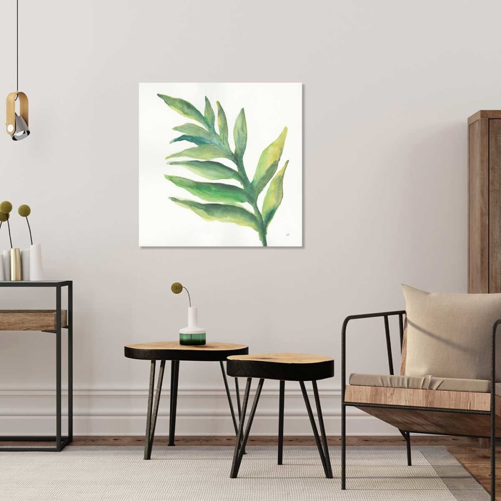 Cuadro plantas de aloe en acuarela impresión sobre lienzo 50x50cm - Maisons du Monde