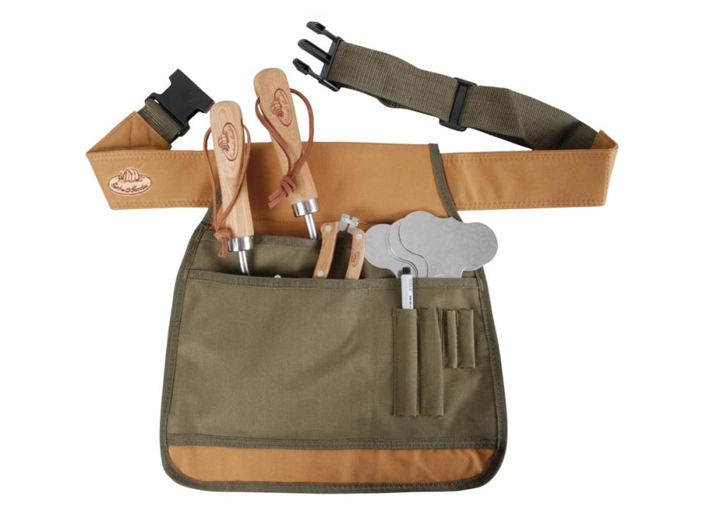 Ceinture à outils de jardin en Polyester Vert