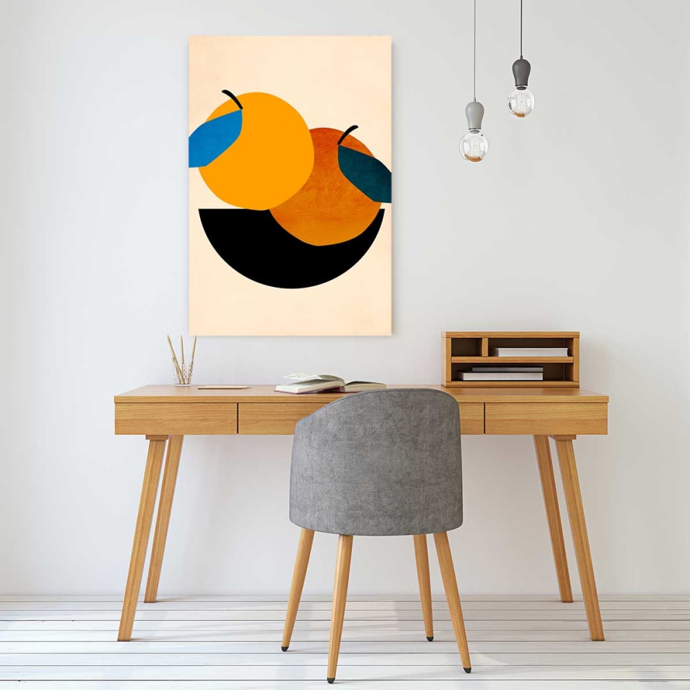 Cuadro de cocina manzanas impresión sobre lienzo 60x90cm - Maisons du Monde