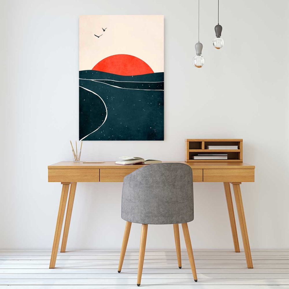 Cuadro de la brisa del atardecer impresión sobre lienzo 30x45cm - Maisons du Monde