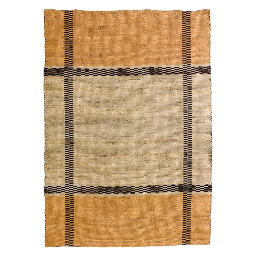 Tapis  en jute ocre 160 x 230 cm