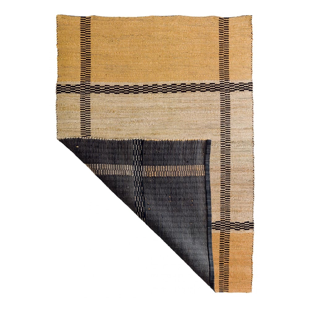 Tapis  en jute ocre 160 x 230 cm