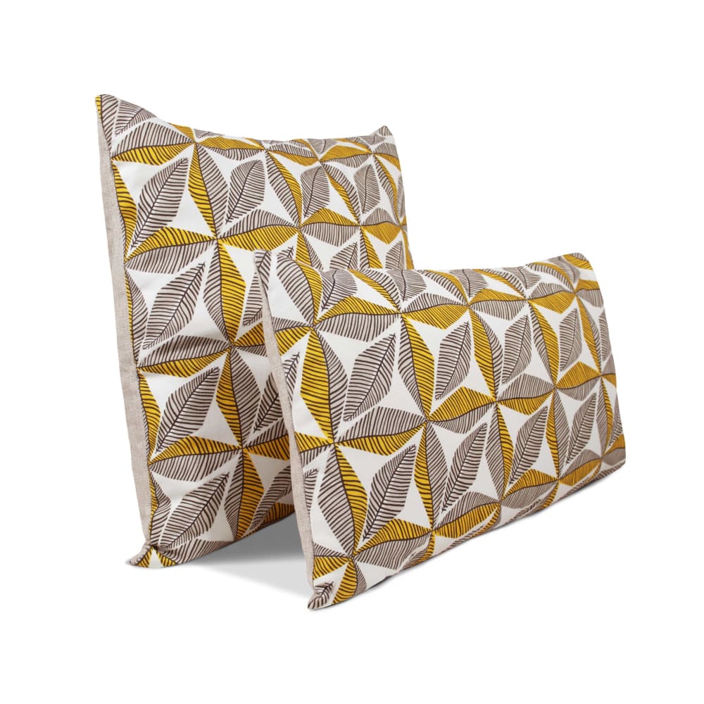 Housse de coussin en lin et coton Safran 50x50cm - Maisons du Monde