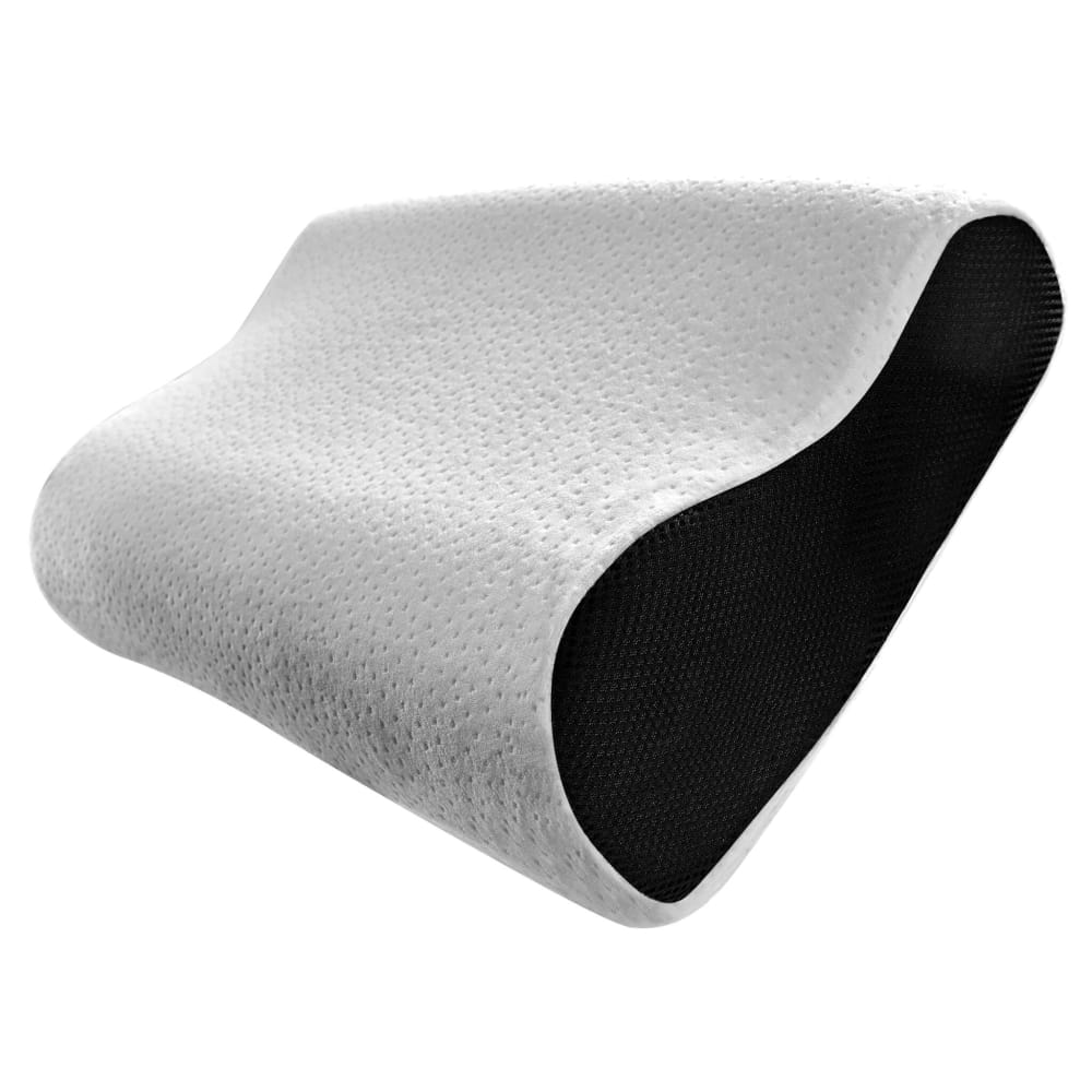 Oreiller ergonomique à mémoire de forme blanc 33x52 cm - Maisons du Monde