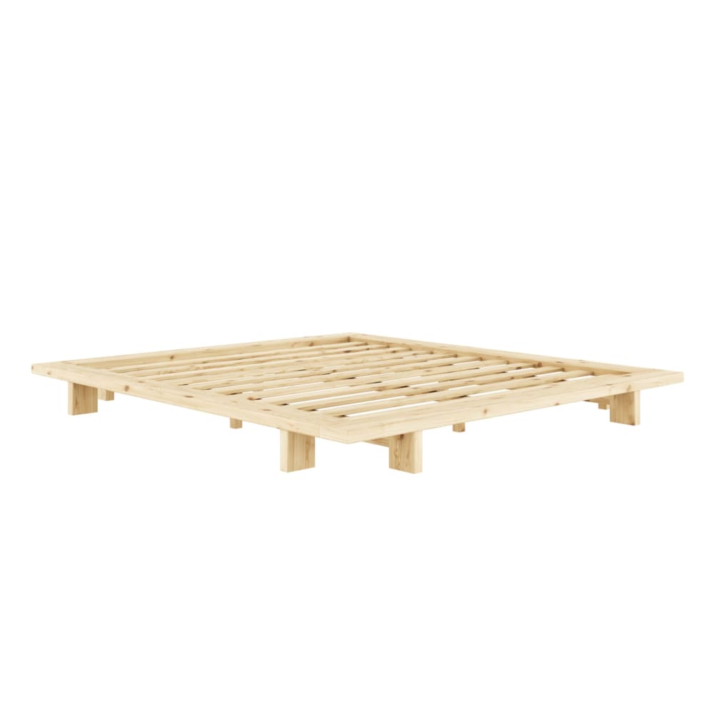 Karup Design Lit futon japan en pin massif , avec sommier 140x200 style contemporain Marron Bois