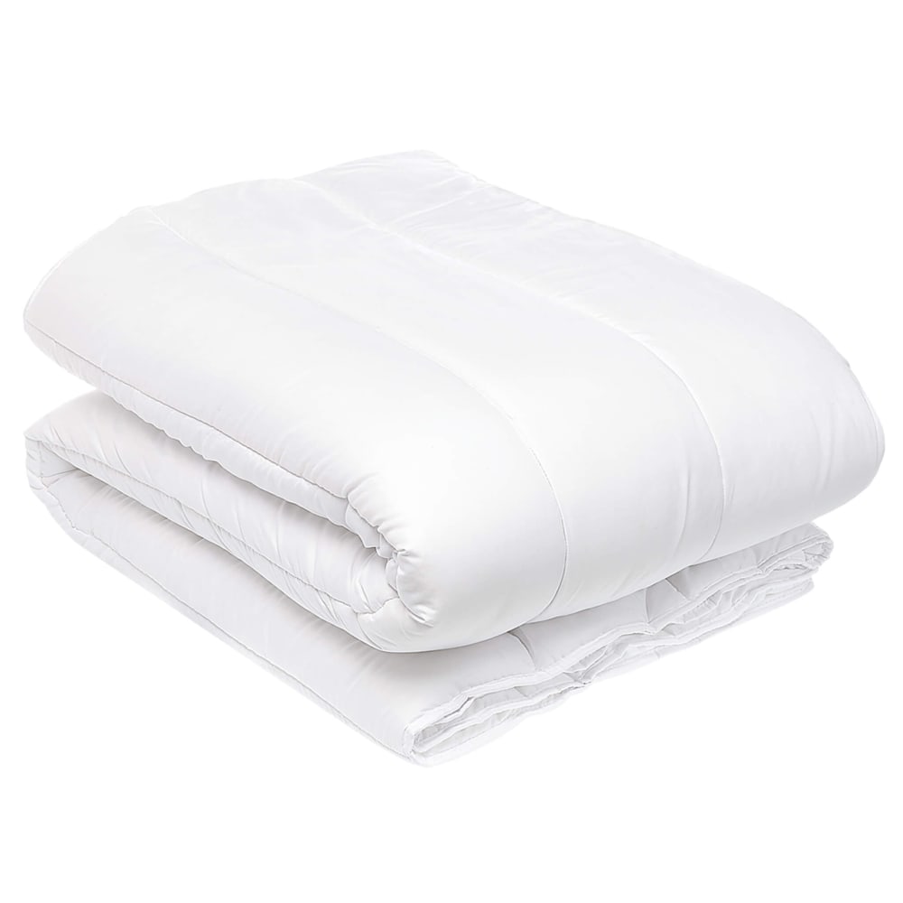 Couette hypoallergénique tempérée 300g microfibre blanc 280x240 cm