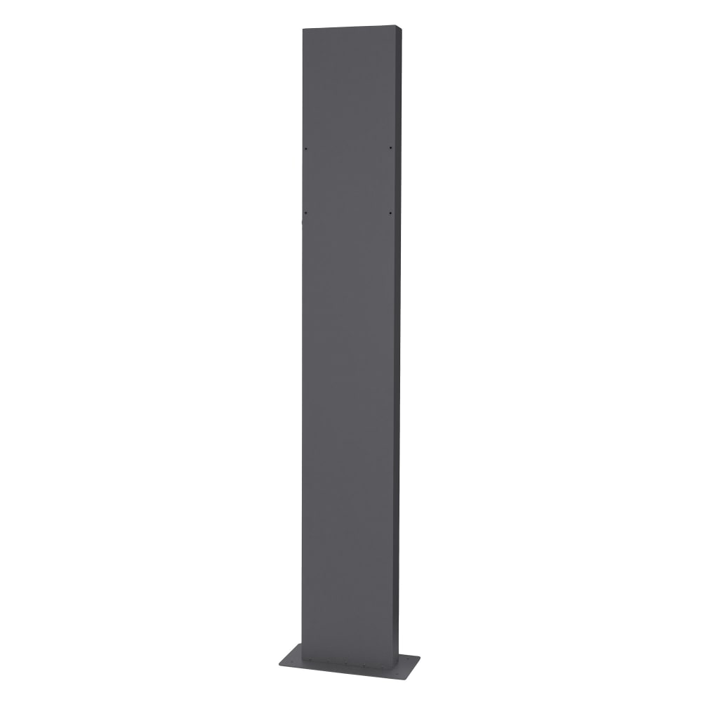 Soporte para buzones de acero inoxidable antracita altura 170 cm - Maisons du Monde