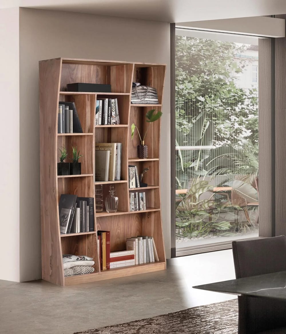 Bibliothèque en manguier marron 2 mètres - Maisons du Monde