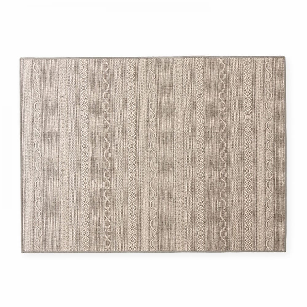 Tapis rectangulaire en polypropylène 200x290 cm gris - Maisons du Monde