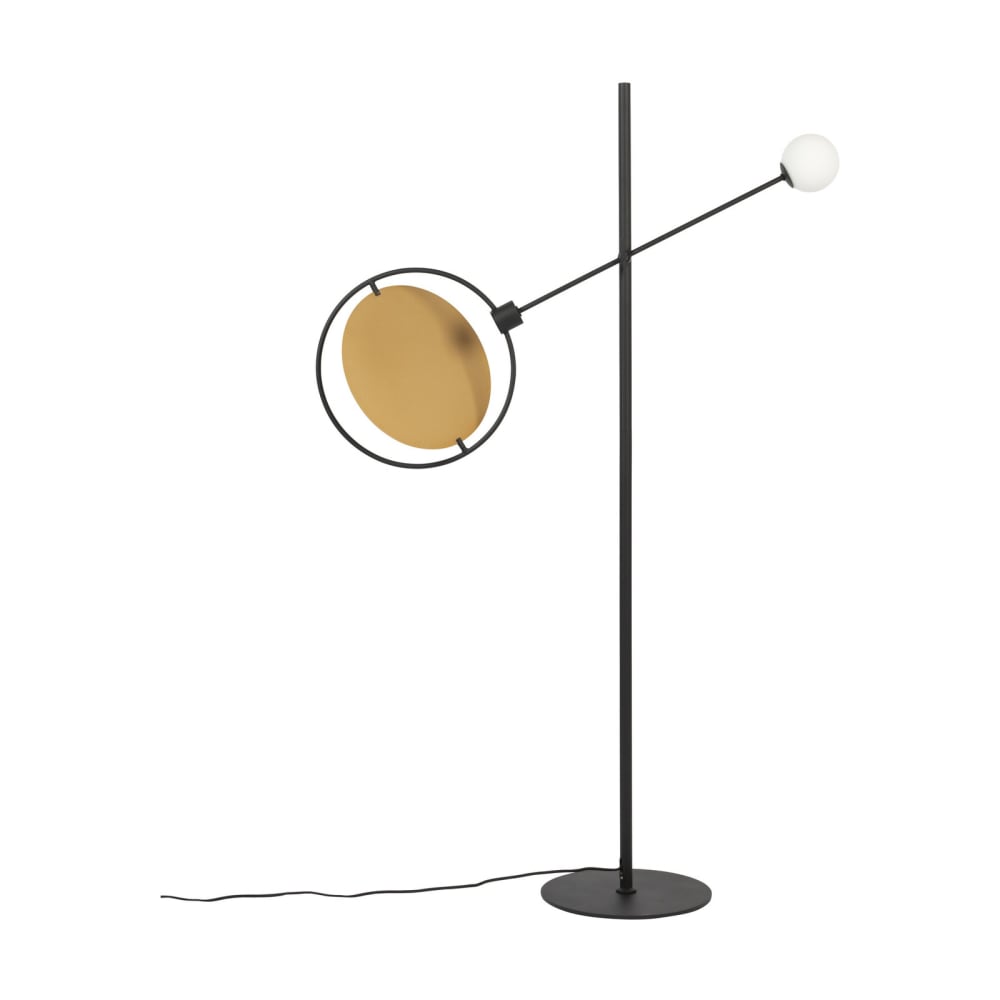 Lampadaire en fer noir