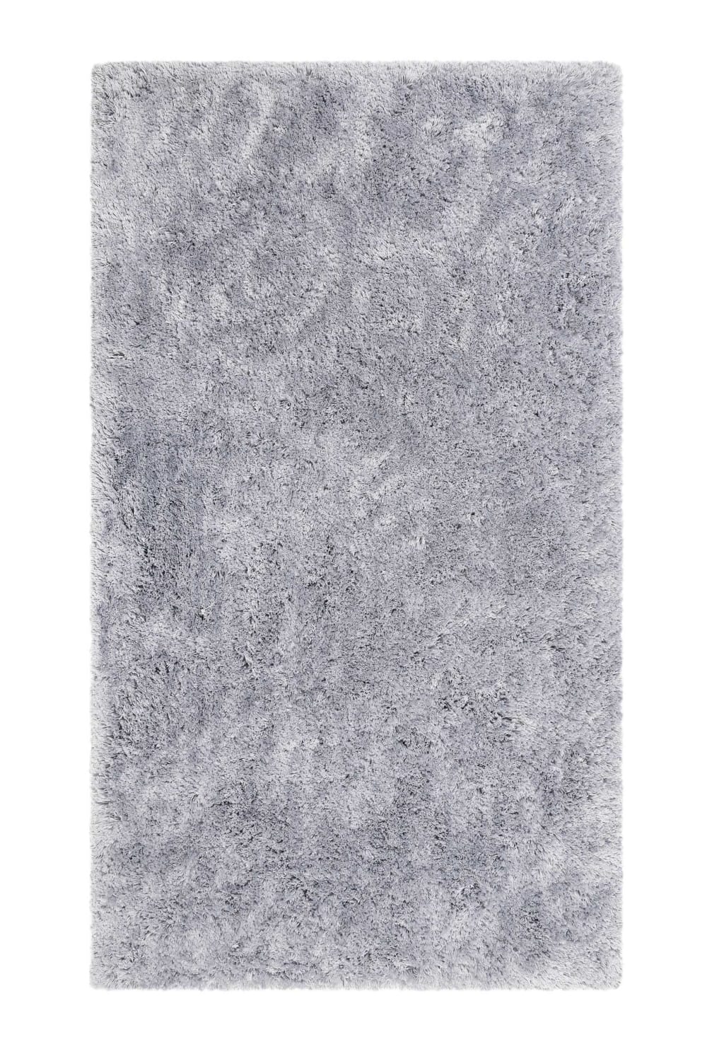 Tapis de bain microfibre antidérapant gris clair 55x65