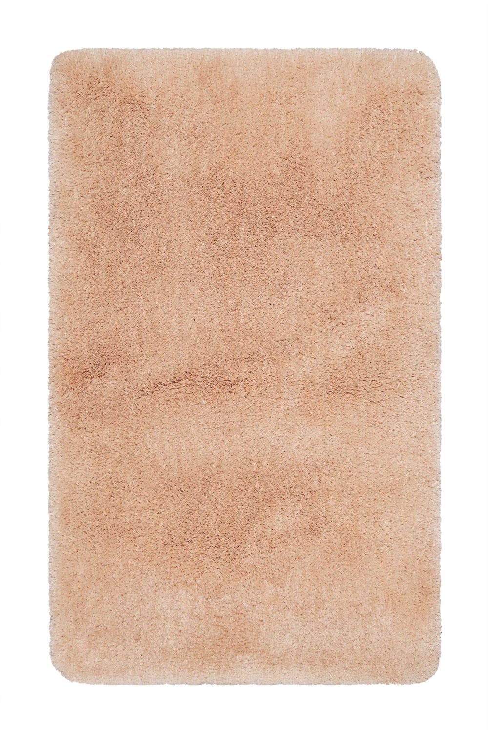 Tapis de bain microfibre antidérapant saumon 55x65