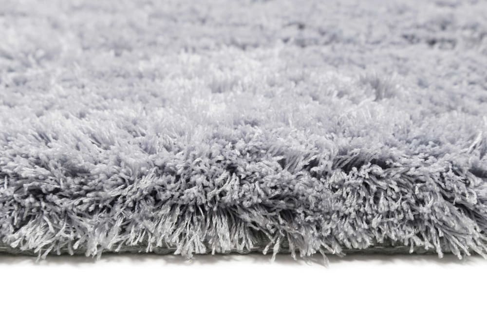 Alfombra redonda de baño en microfibra, antideslizante, gris, D.90 - Maisons du Monde