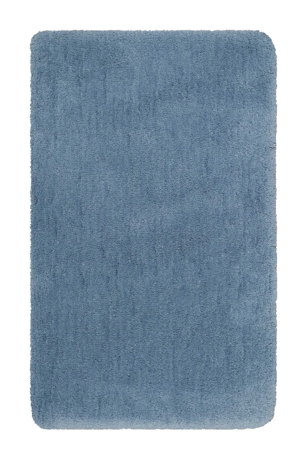 Alfombra de baño en microfibra, antideslizante, azul 70x120