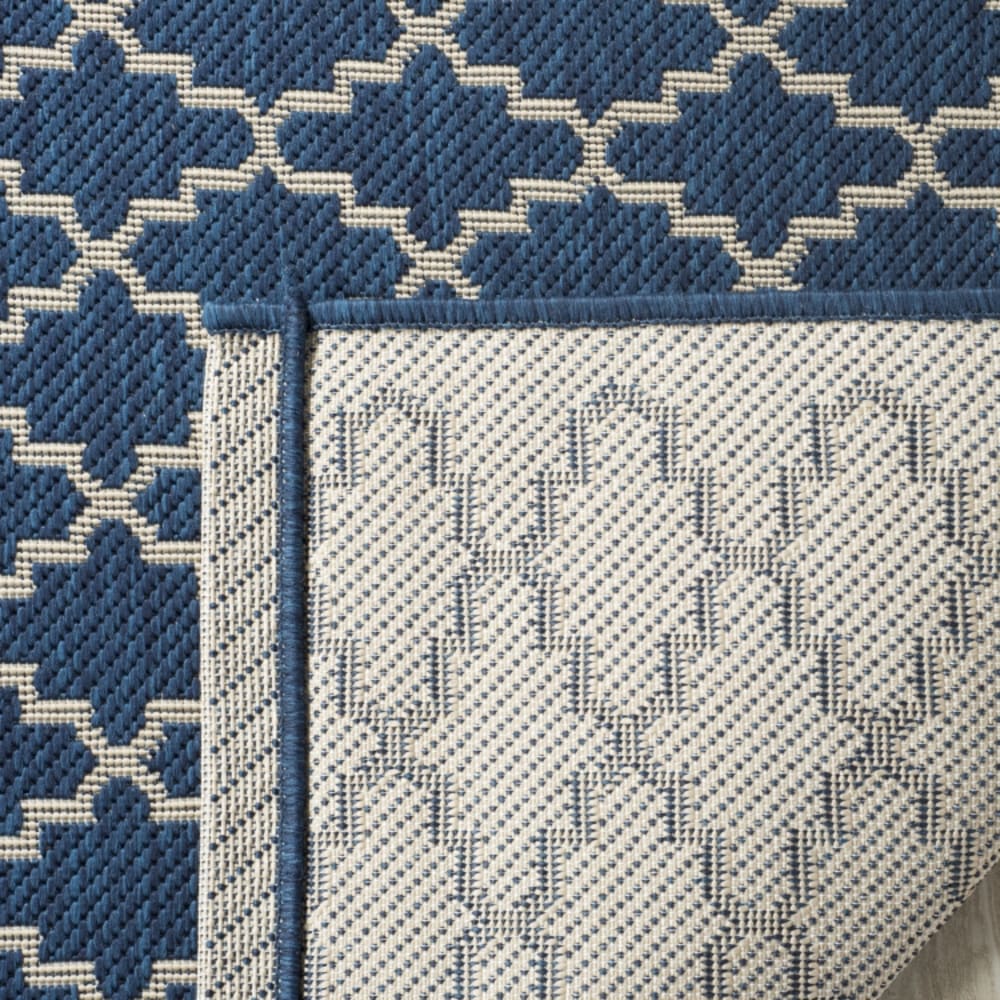 Tapis bleu 160 x 160 cm