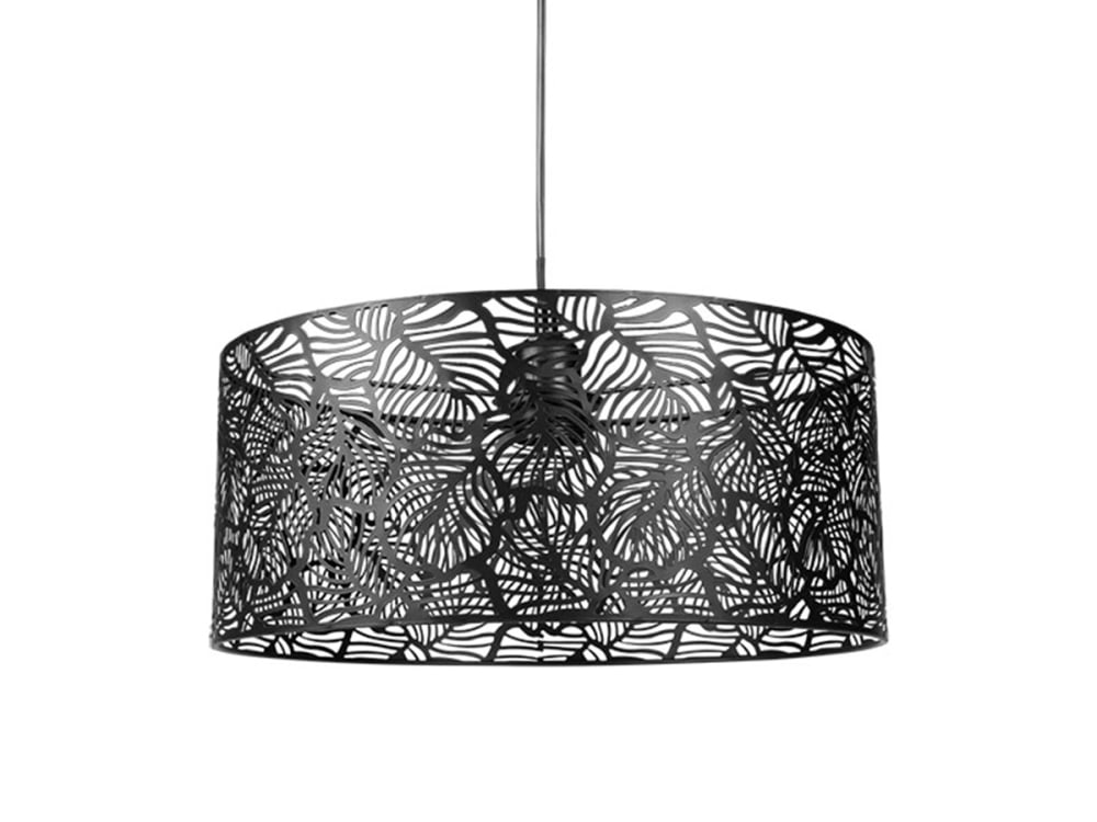 Suspension métal ajouré noir D35cm