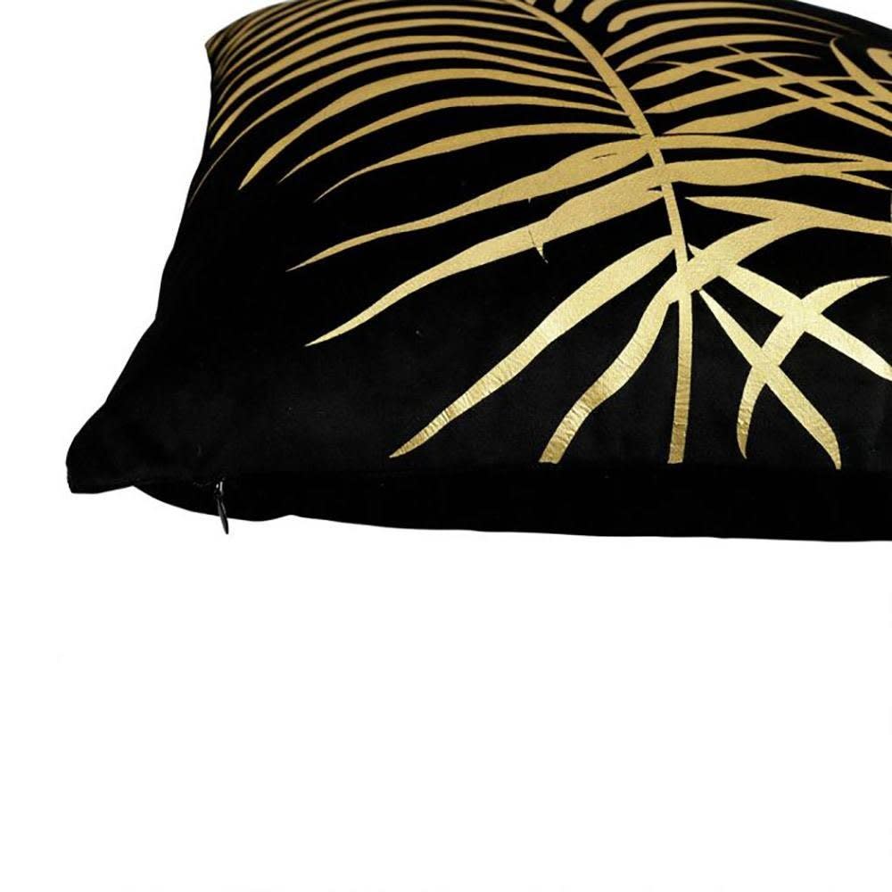 Housse de coussin Noir polyester 40 X 40cm - Maisons du Monde
