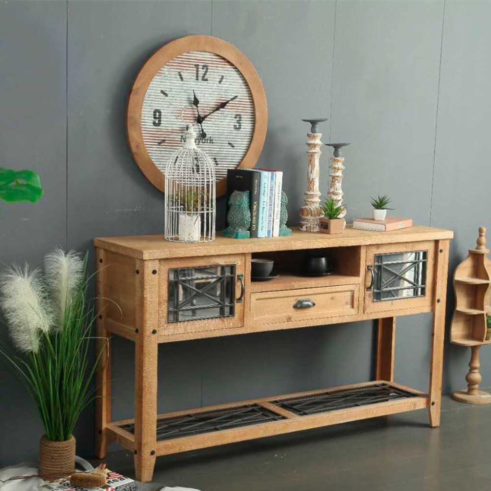 Recibidor marrón 145x36x80h cm - Maisons du Monde