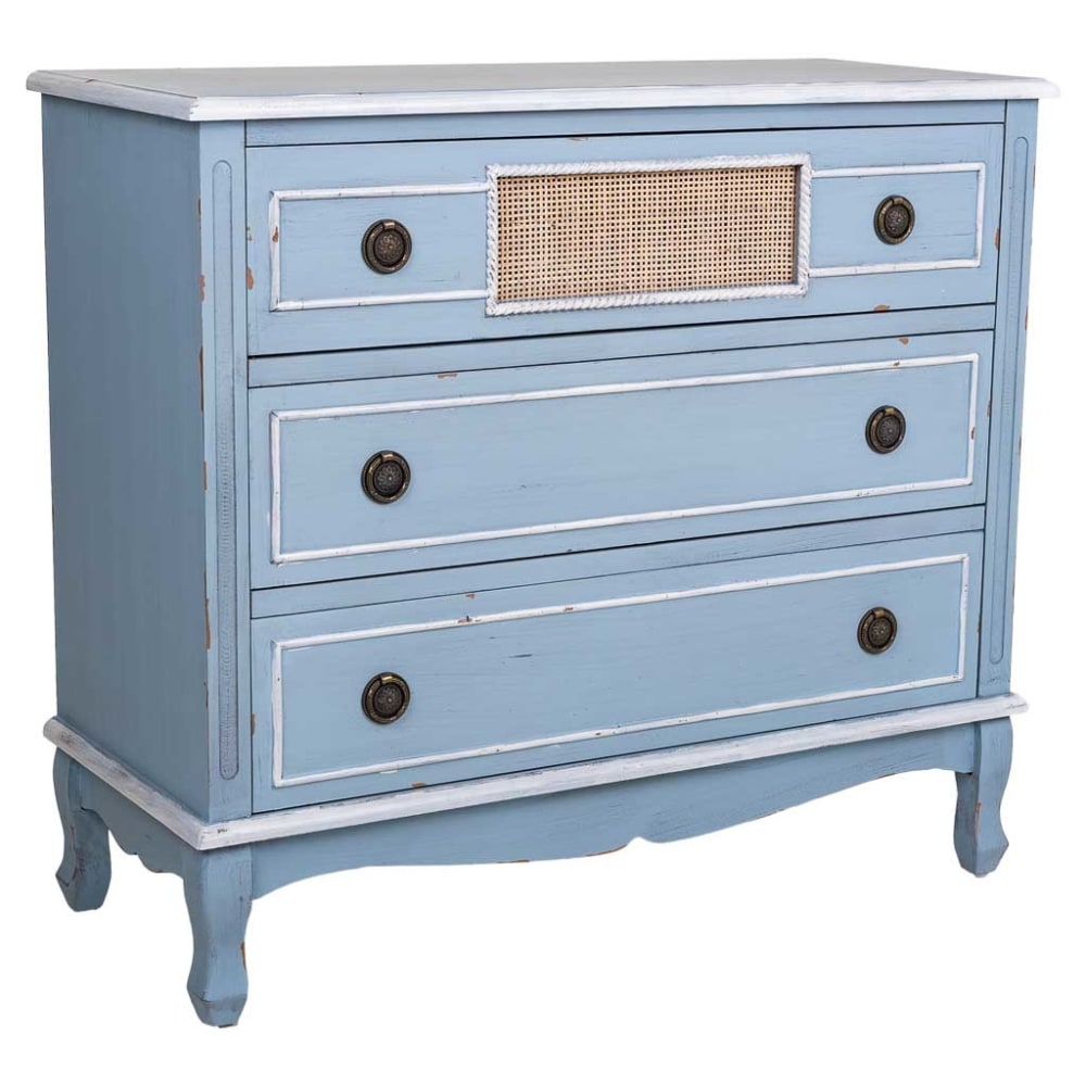 Commode bleue 90x38x80h