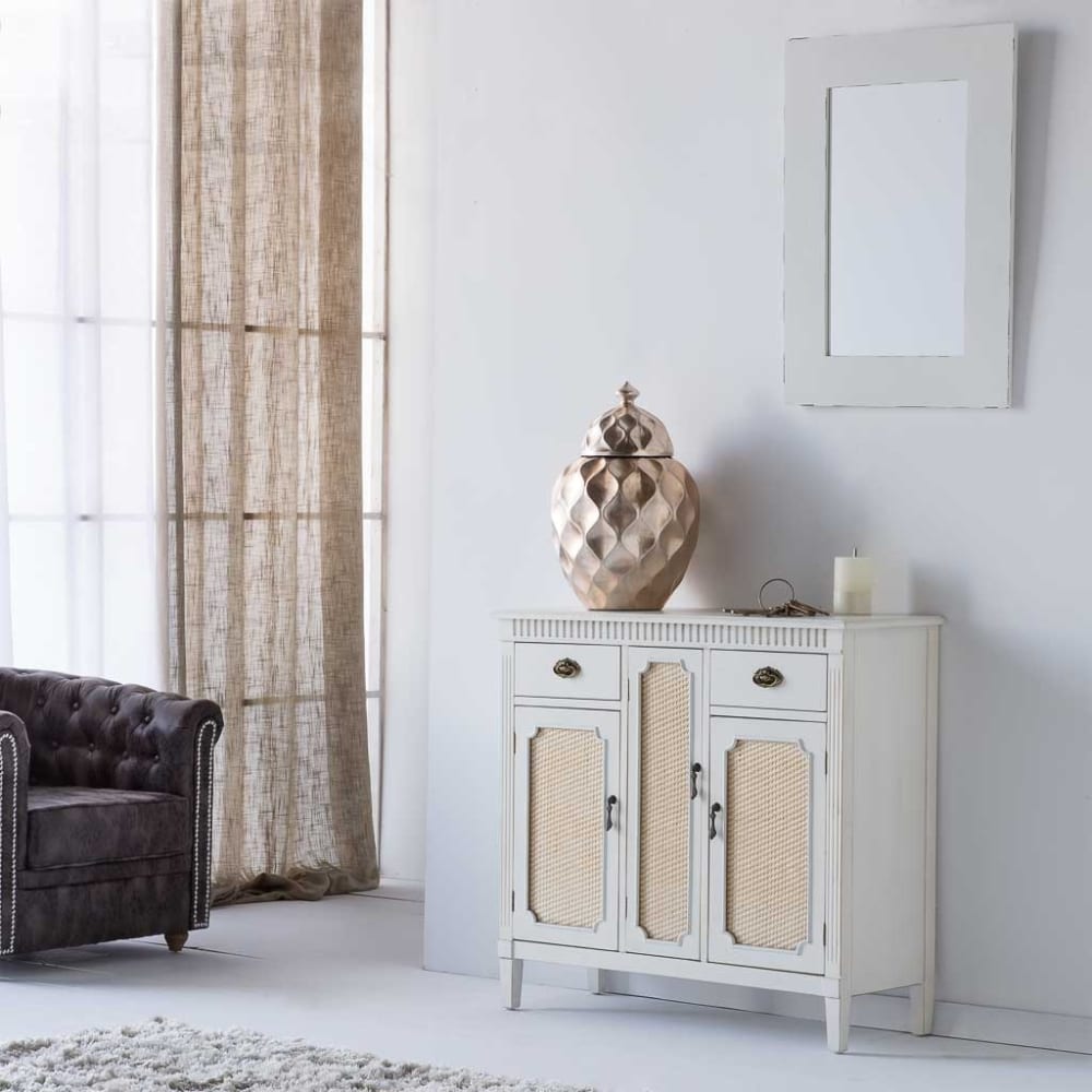 Aparador de madera blanco 95x36x88 - Maisons du Monde