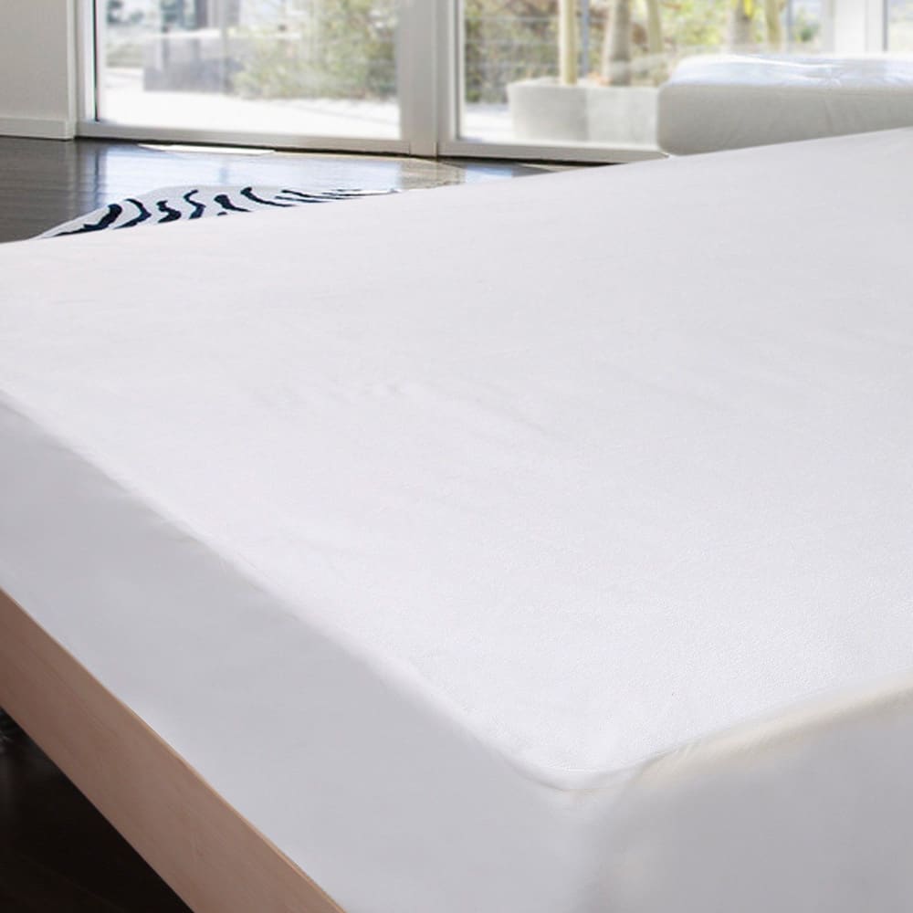 Protège-matelas en forme de drap housse coton blanc 140x190 cm - Maisons du Monde